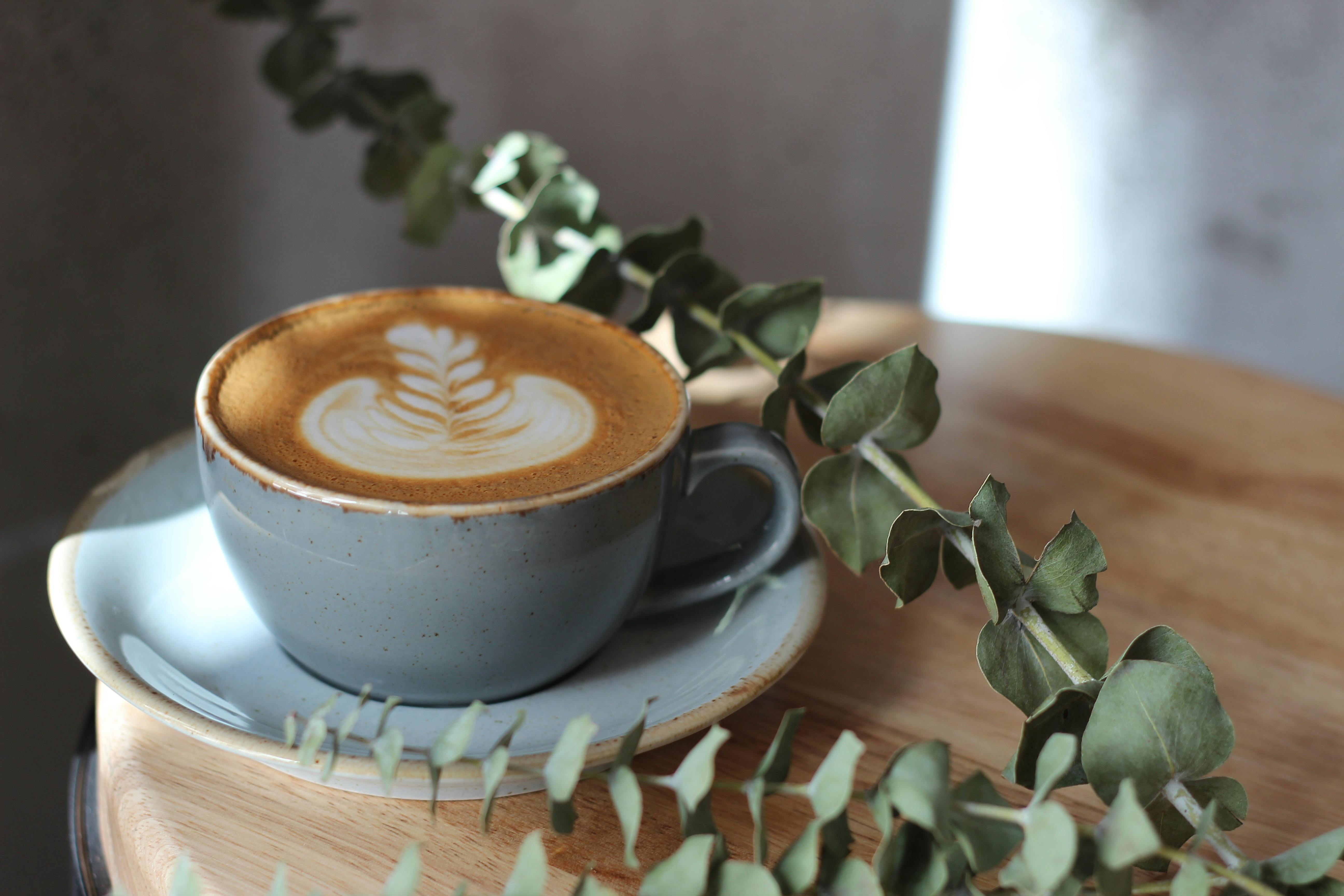 grey ceramic coffee cup