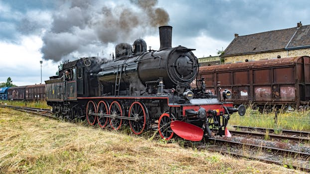 Classic steam locomotive at Simpelveld station, capturing a nostalgic railway experience.
