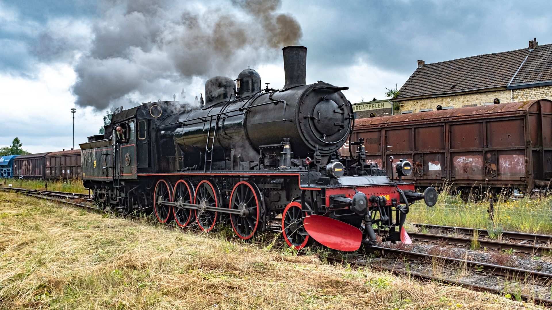 Photo of Train on Railroad Track
