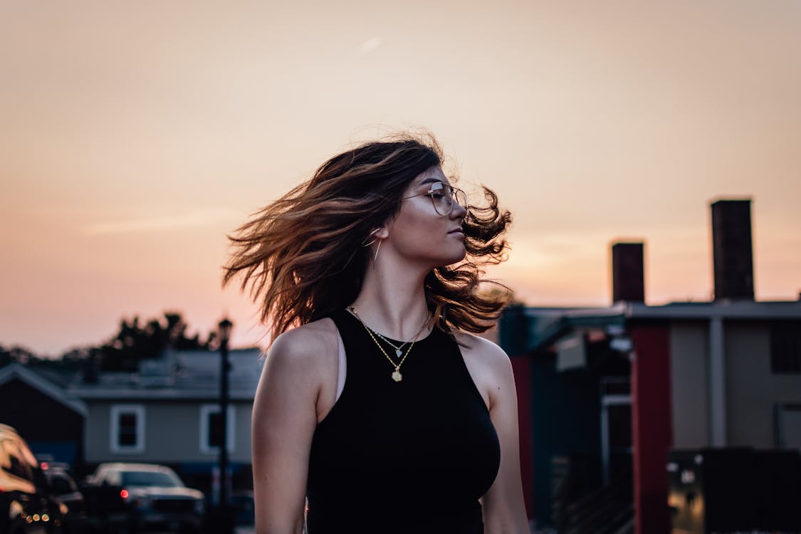 Free stock photo of buildings, city, earrings