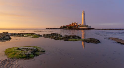 Immagine gratuita di acqua, alba, crepuscolo