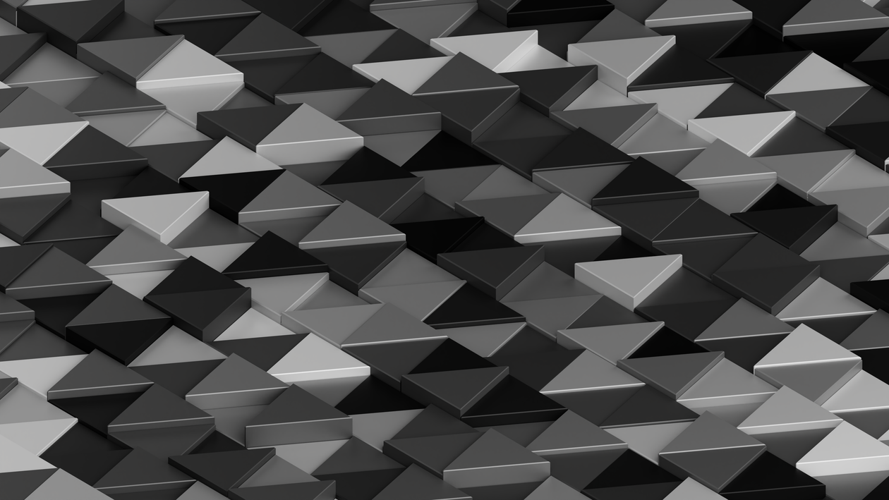Black and White Photo of a Pattern with Triangles · Free Stock Photo