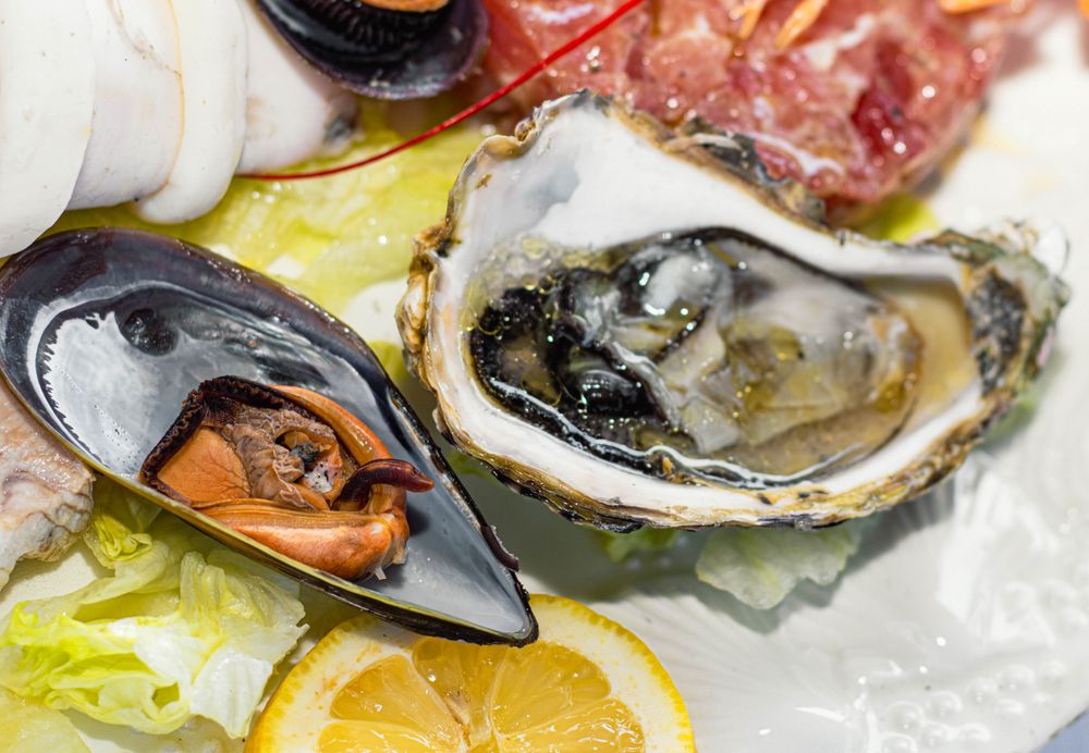 Ebro Delta oysters with citrus escabeche