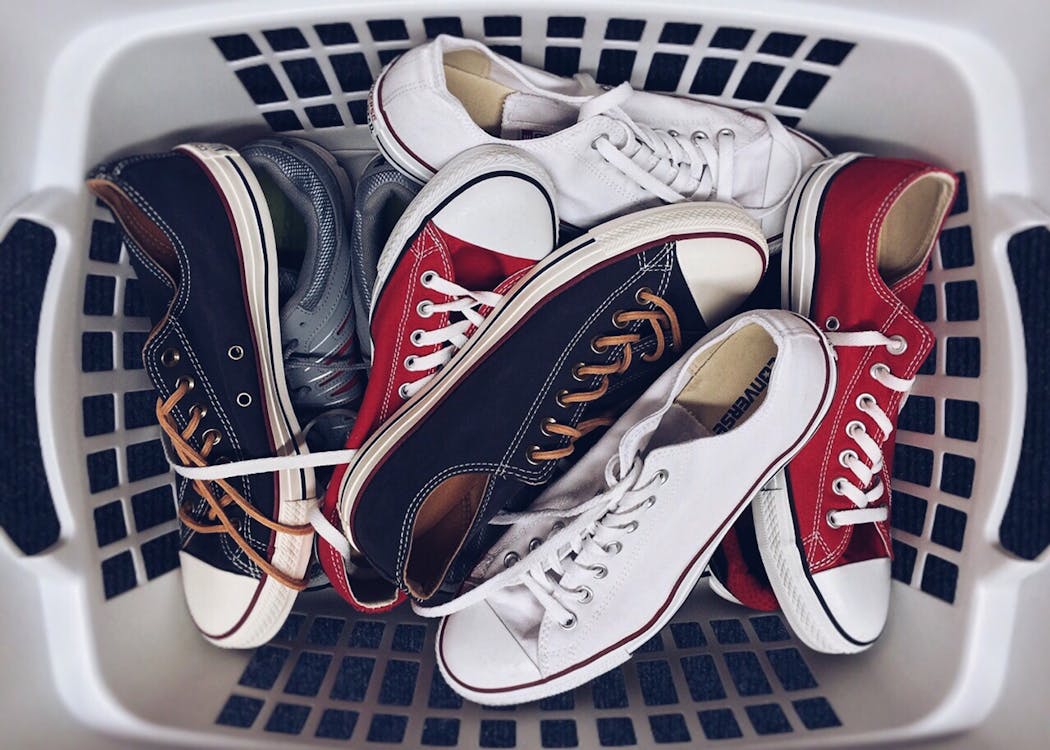 Free Assorted Unpaired Sneakers Stock Photo