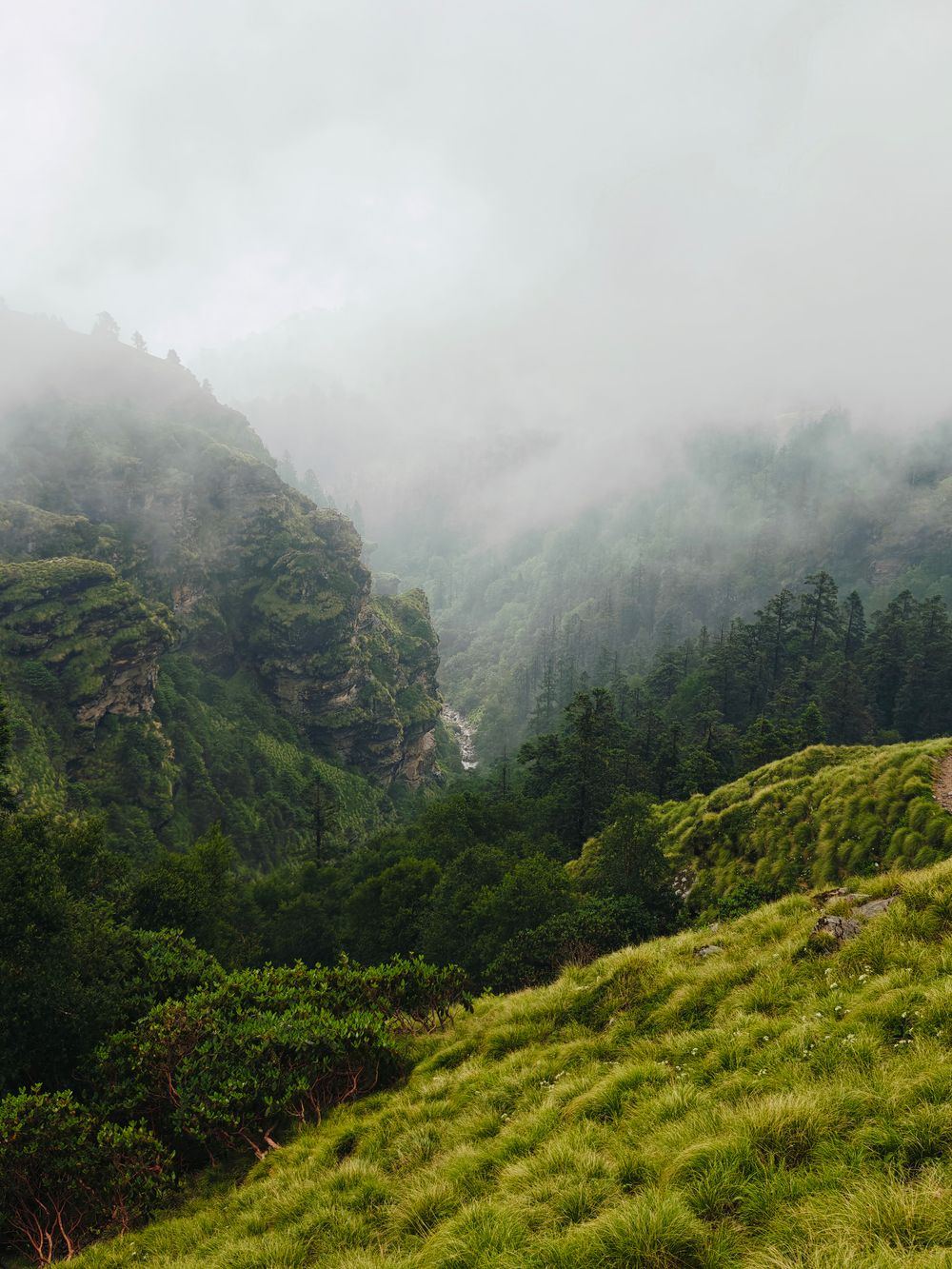 Slow morning, high ground - mountain landscape