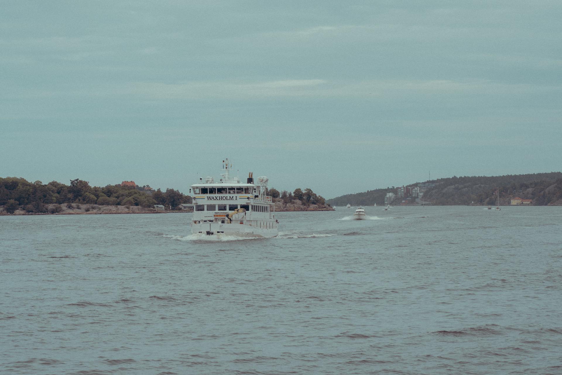 Passenger Ship in Stockholm Bay