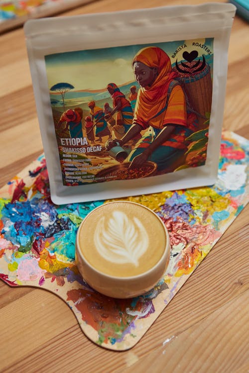 Foto d'estoc gratuïta de art, art del cafè, art latte