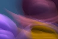 Dynamic Mixture of Blue, Purple and Yellow