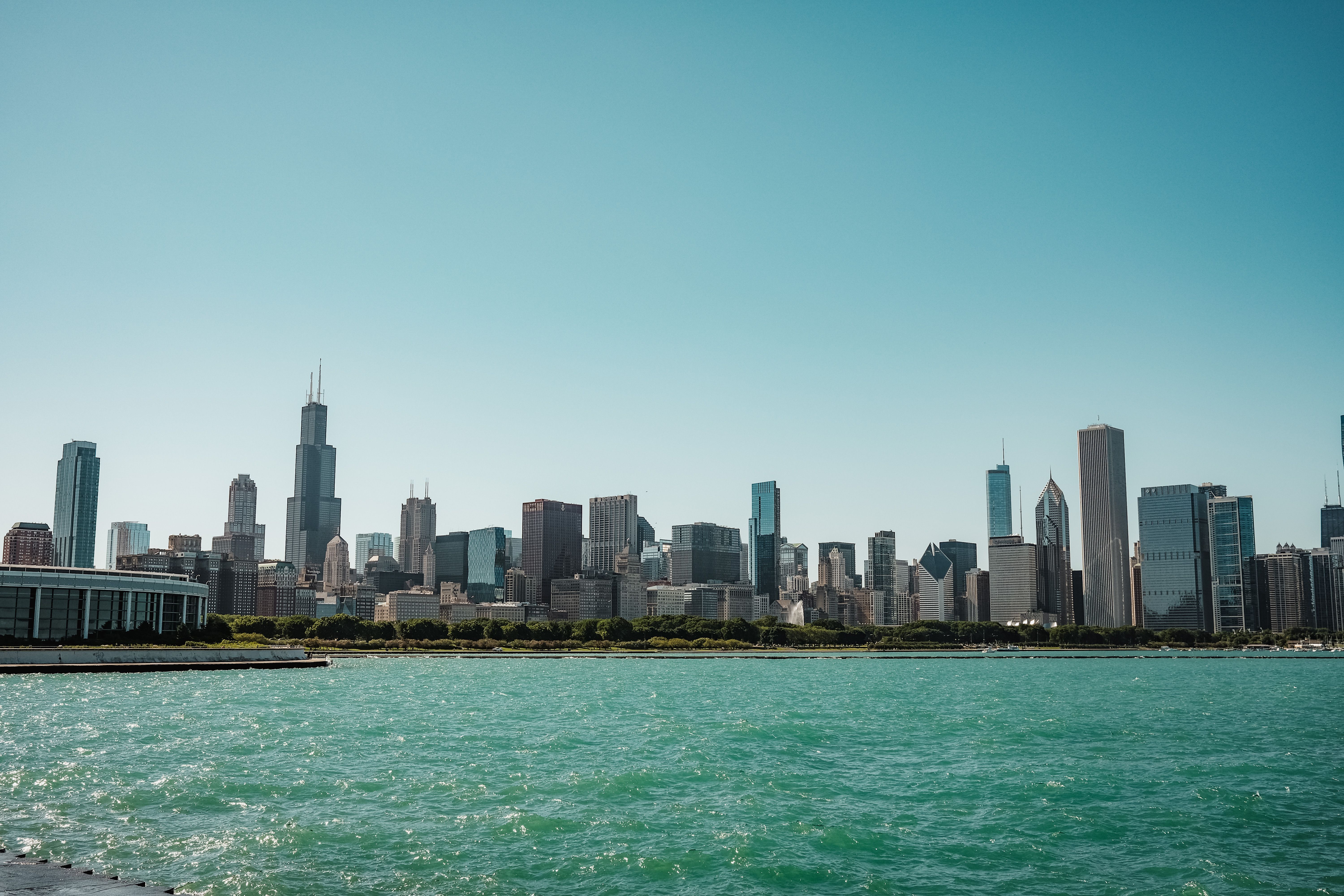 Skyscrapers along Lake Michigan · Free Stock Photo