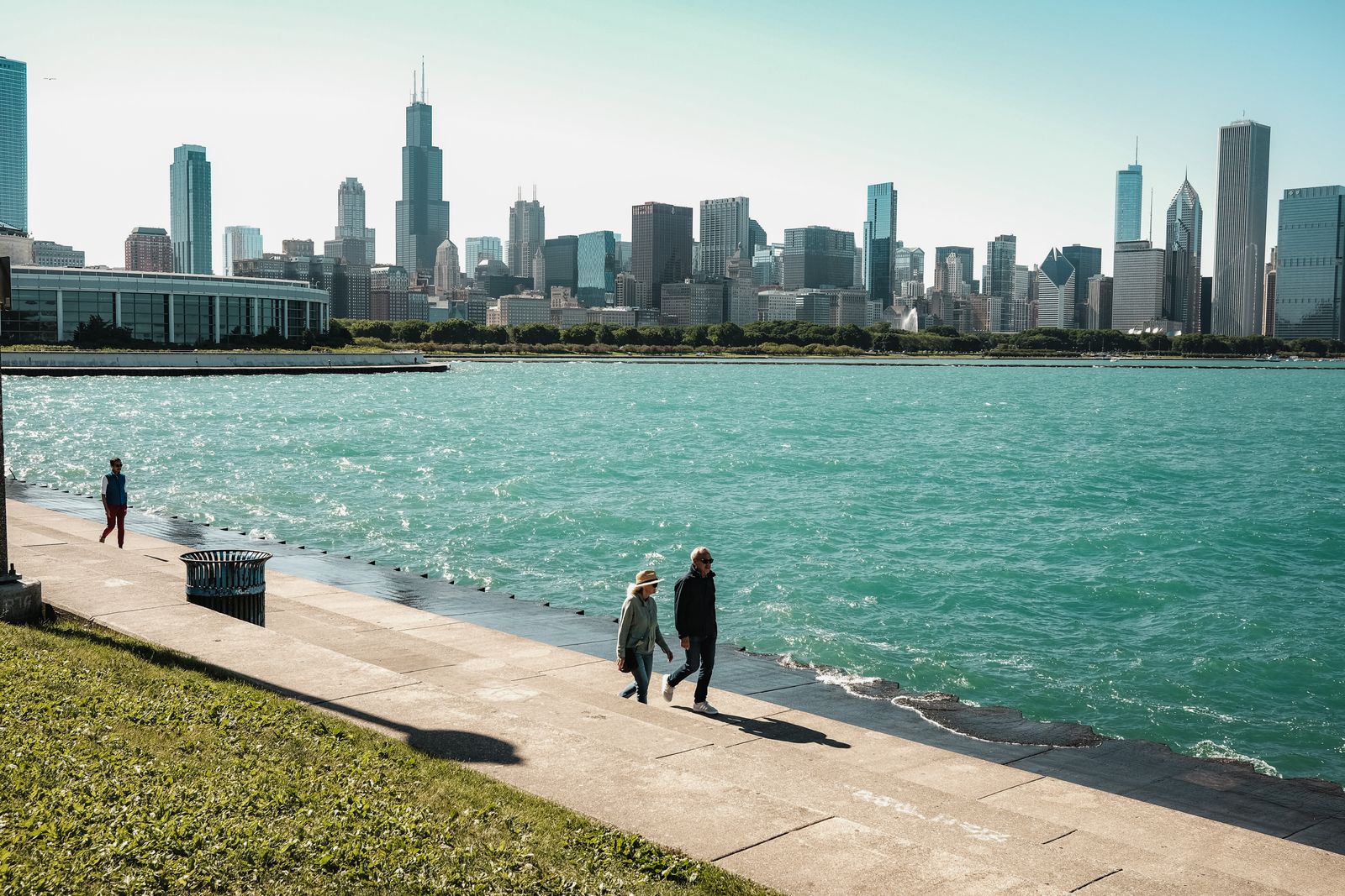 The view from the lakefront trail. Cost: zero, which is the correct price for the best thing in the city.