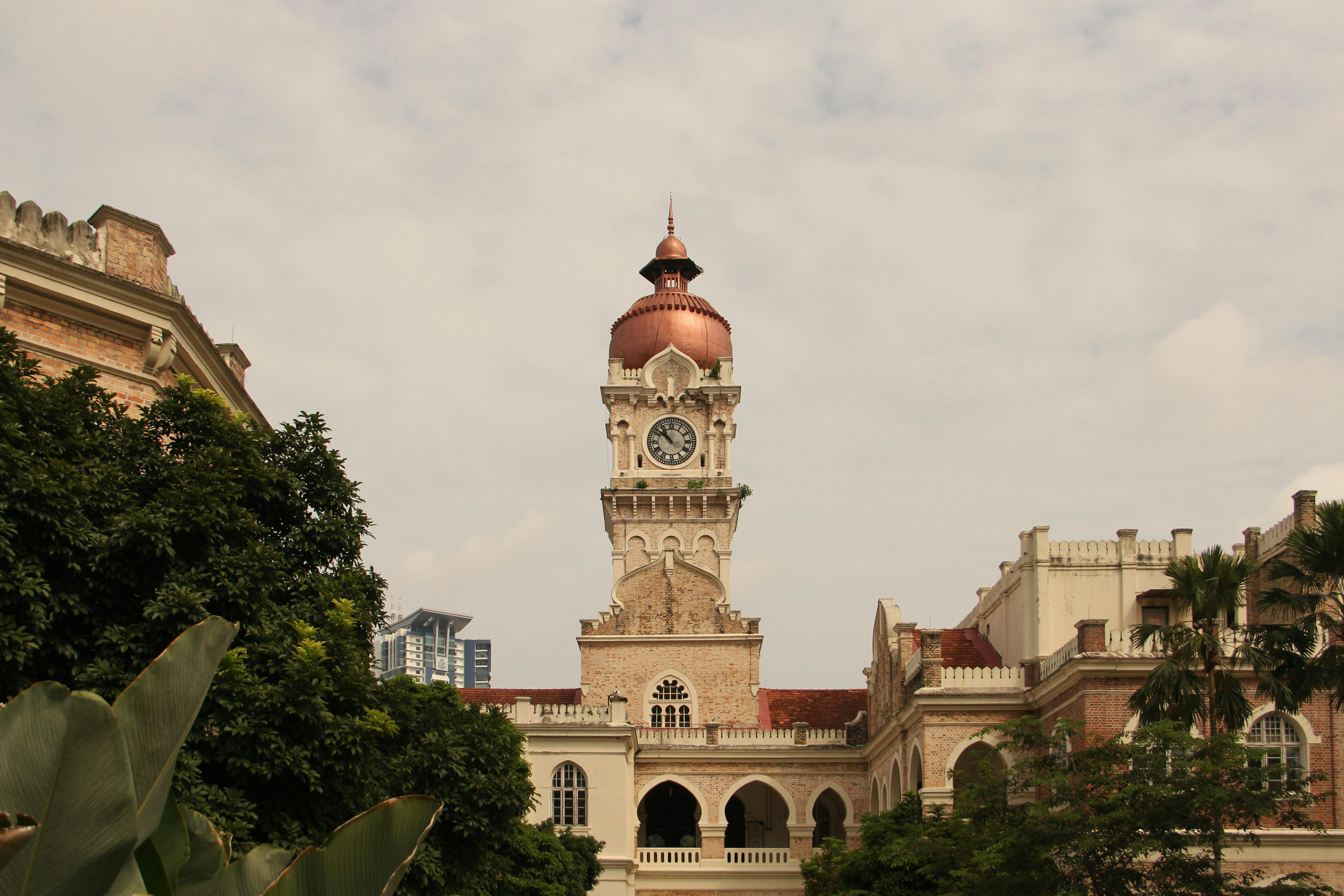 Sultan Abdul Samad Building in Kuala Lumpur, showcasing its stunning architecture and clock tower.