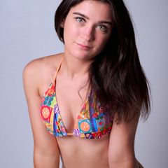 Tropical vacation swimsuit look shared by Lovemi shopper