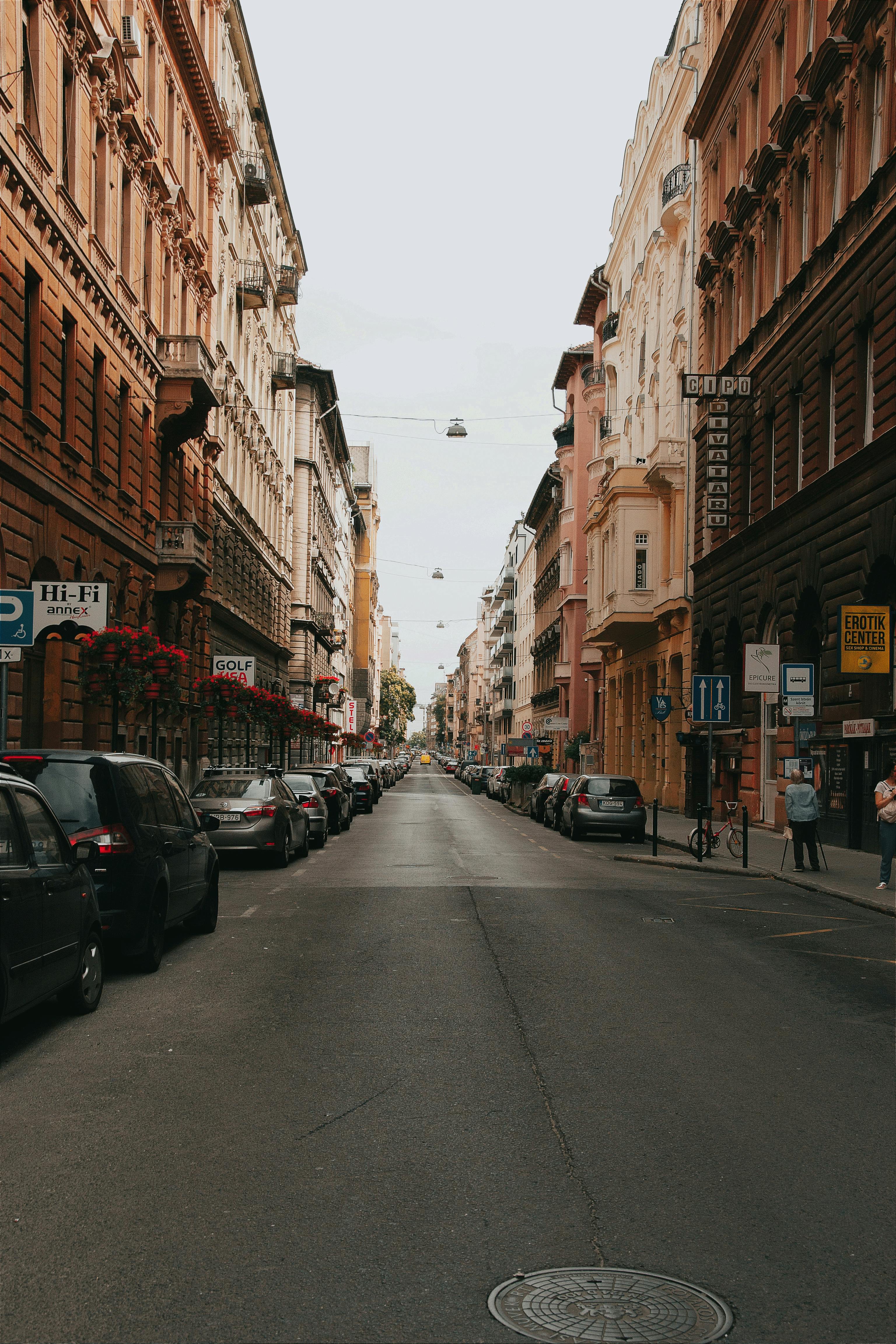 Rue pittoresque de Budapest