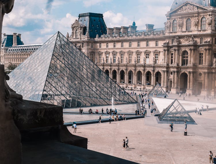 Photo Of The Louvre Museum In Paris, France