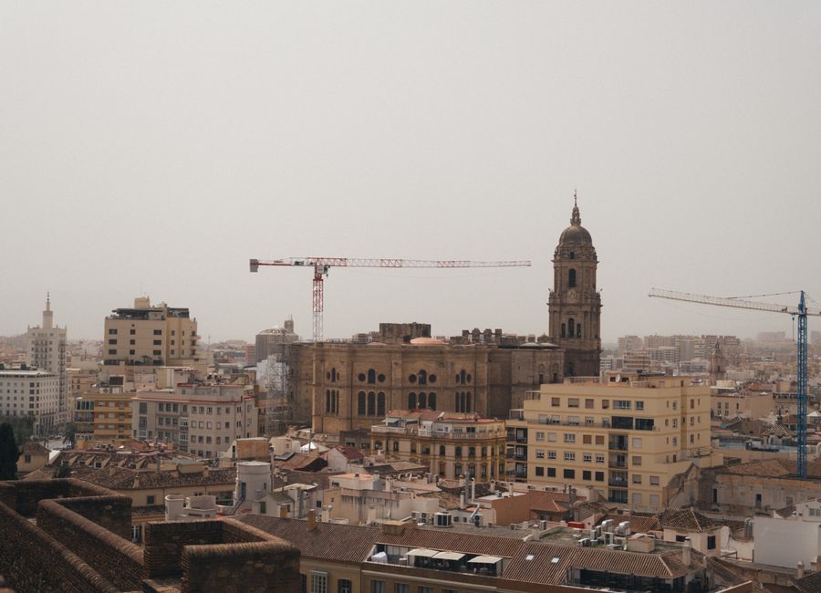Málaga, Spain — skyline and landmarks · stay connected with a Málaga eSIM from My Holiday SIM