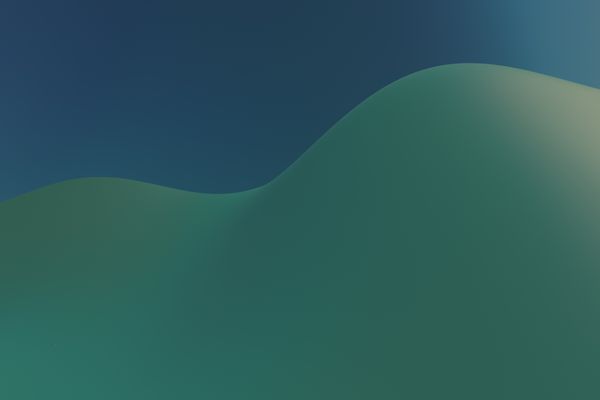 Smooth green wave forms. Photo by Steve A Johnson on Pexels