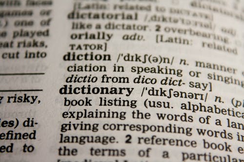 Dictionary Text in Bokeh Effect