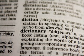 Dictionary Text in Bokeh Effect