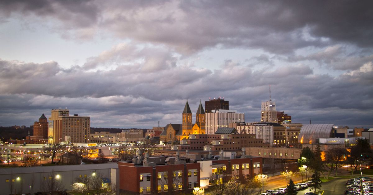 Akron skyline