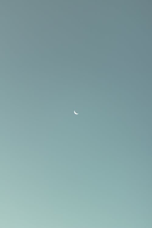 คลังภาพถ่ายฟรี ของ จันทรา, ตอนเย็น, พระจันทร์เสี้ยว