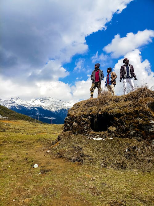 山, 藍天, 藍山 的 免费素材图片