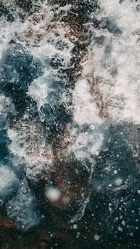 生动捕捉水在运动中的动态图案和纹理