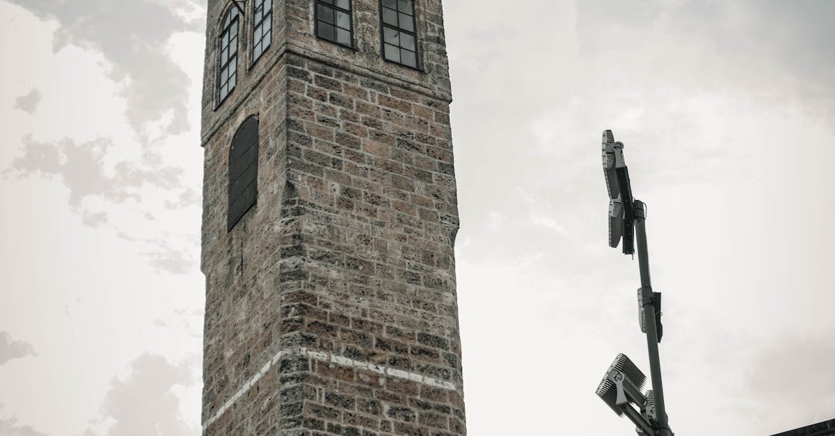 Low Angle Shot of the Sarajevo Clock Tower, Bosnia and Herzegovina