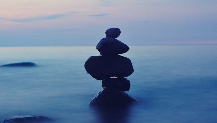 Shallow Focus Photo Of Balance Stones