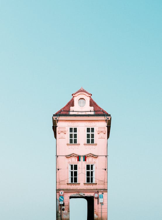 Two Storey House With Attic