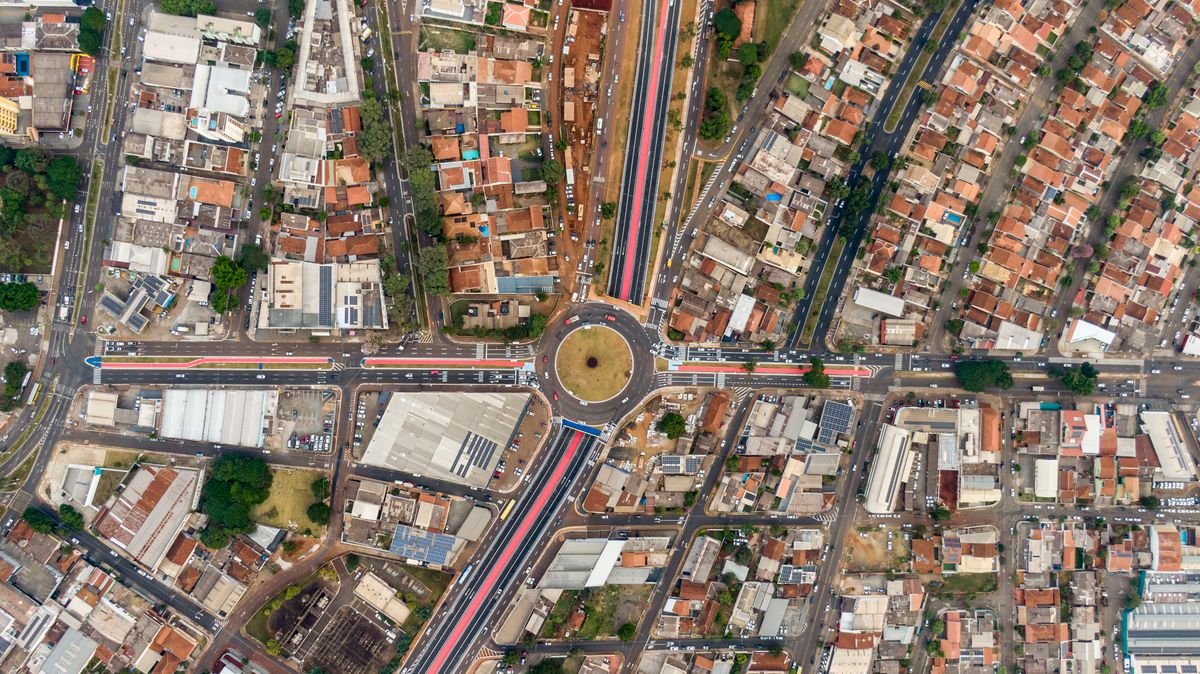 Vista aérea para generación de ortofotografía