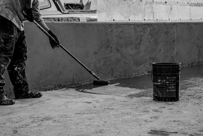 Construction worker at job site