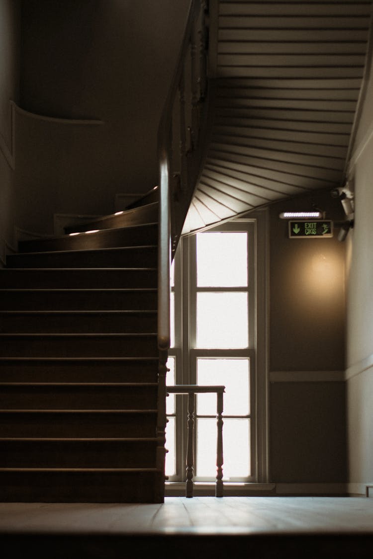 Spiral Staircase In Building