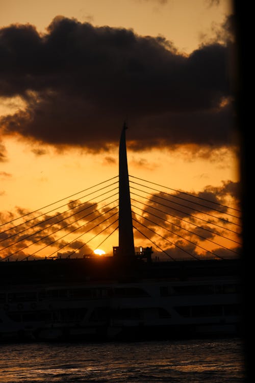 Gratis lagerfoto af solnedgang