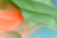 A Colorful, Abstract Illustration with Smooth Shapes