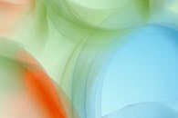 A Colorful, Abstract Illustration with Smooth Shapes