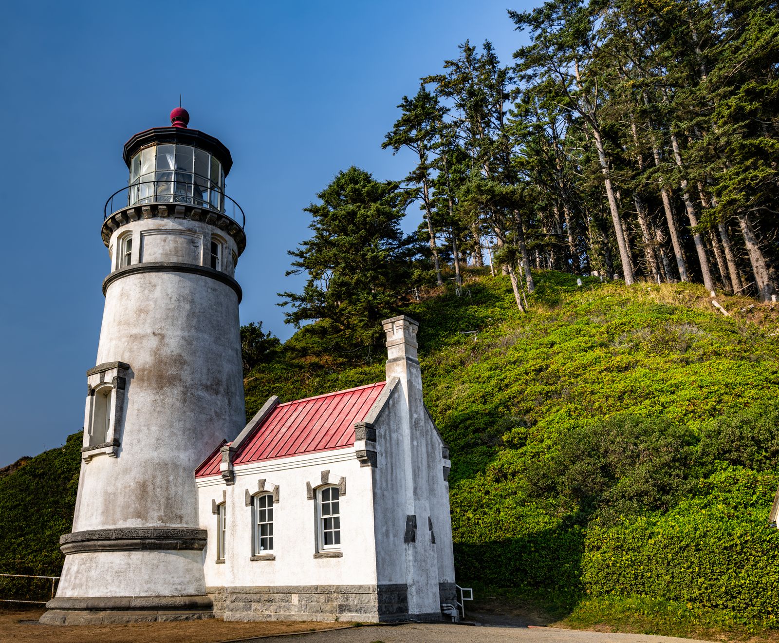 Heceta Head Lighthouse In Oregon USA Free Stock Photo heceta-head-lighthouse-in-oregon-usa-free-stock-photo