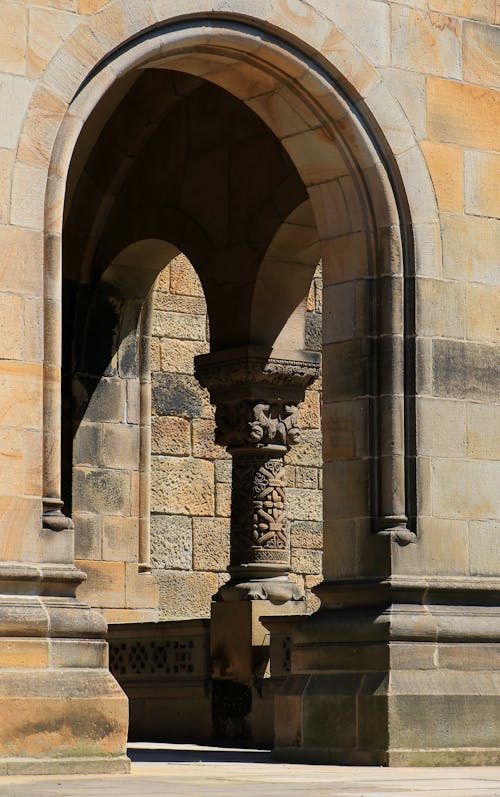 Free stock photo of arch, church, pillar
