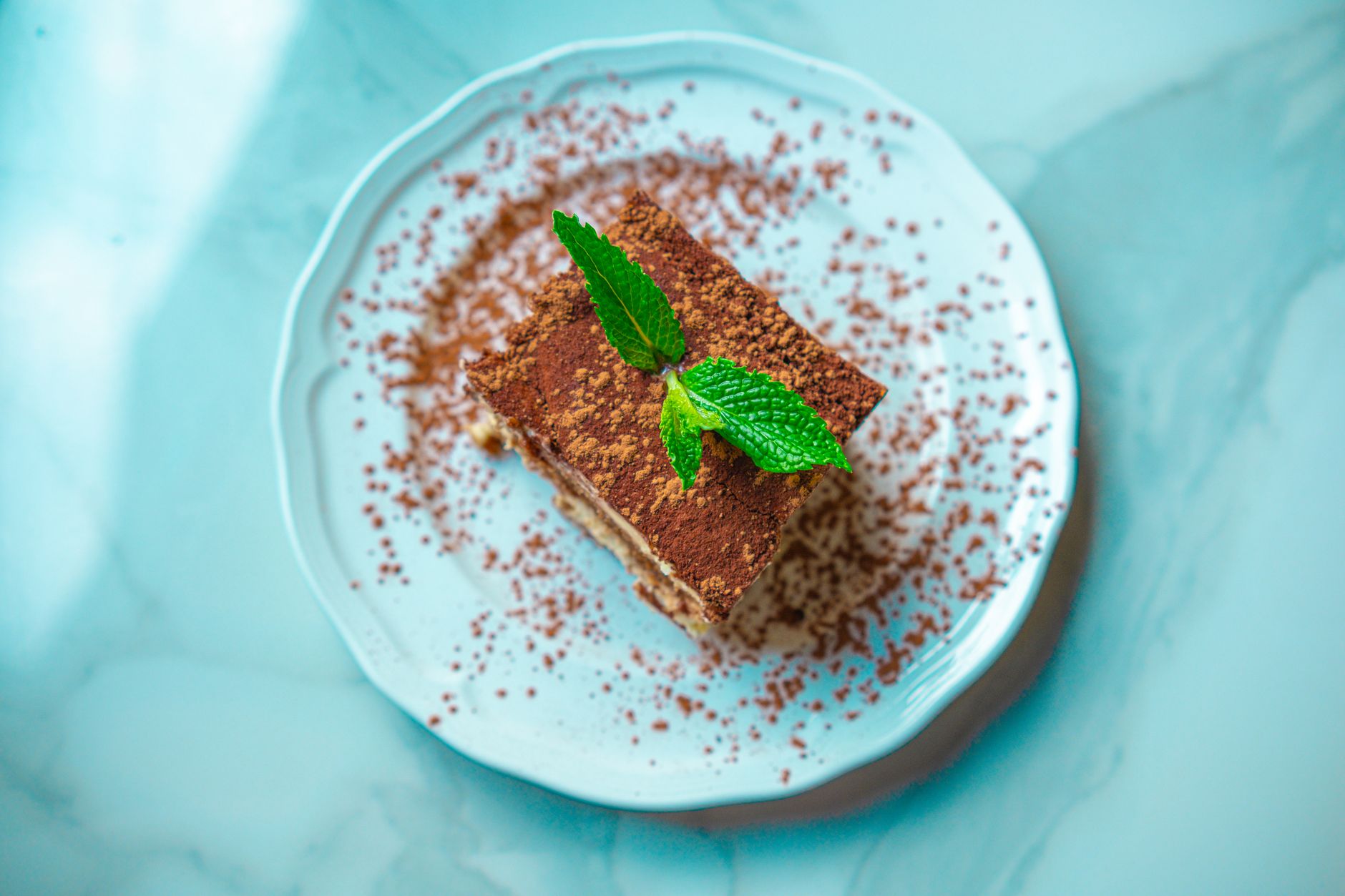 Resultado final de un postre perfecto Postre delicioso y bien presentado