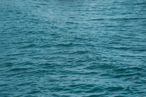 Free A calming view of blue ocean water with gentle ripples on the surface, perfect for nature themes. Stock Photo
