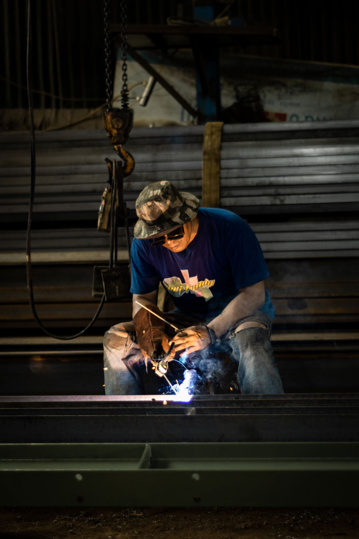 MIG welding process