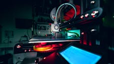 3D printer home factory interior.