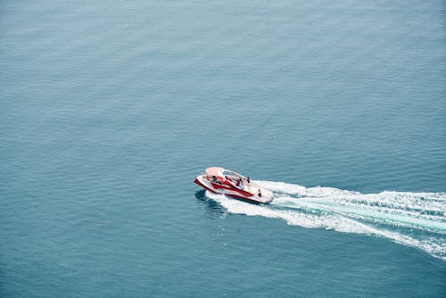 Bird's Eye View Of Boat During Daytime