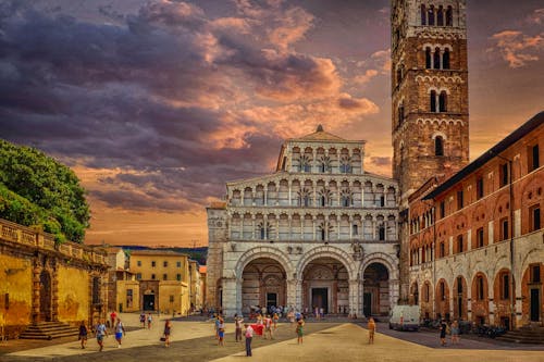 Foto Della Cattedrale Di San Martino A Lucca, Italia