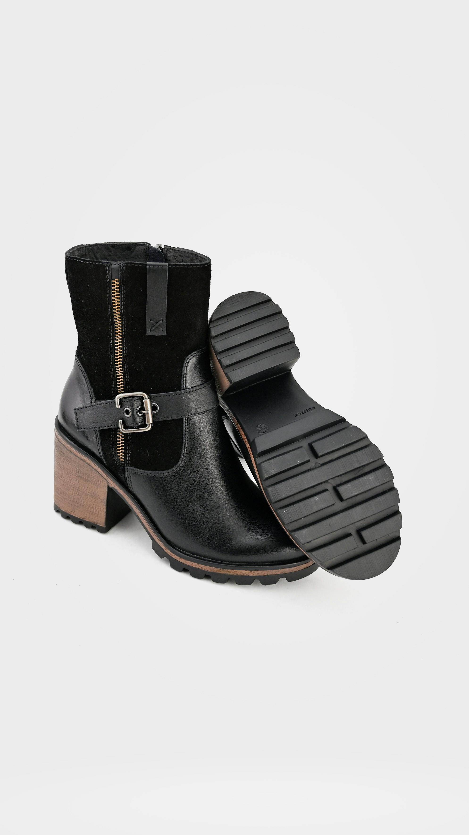 stylish leather boots