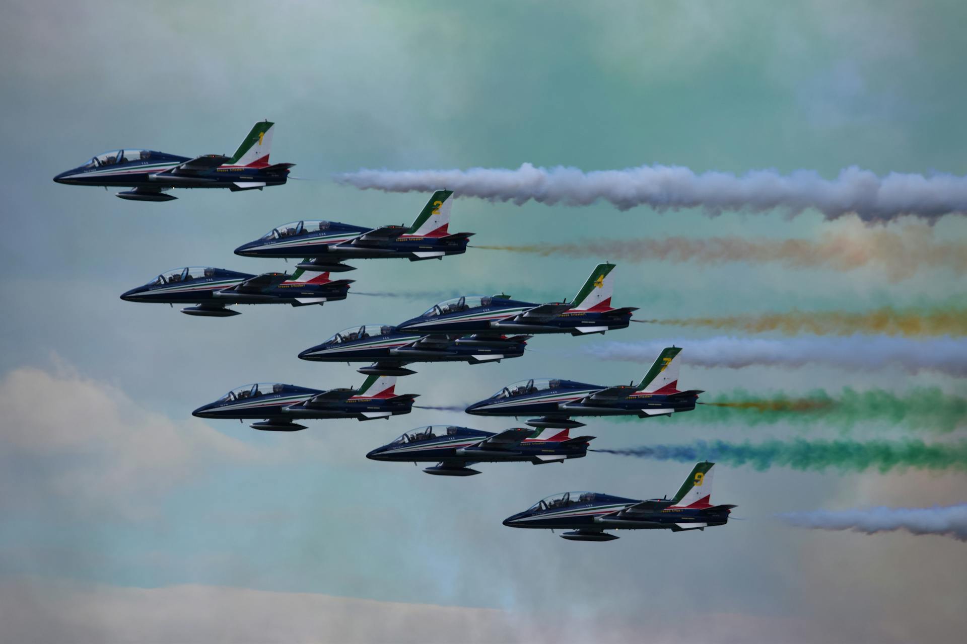 Photo of Jets With Smoke Trail
