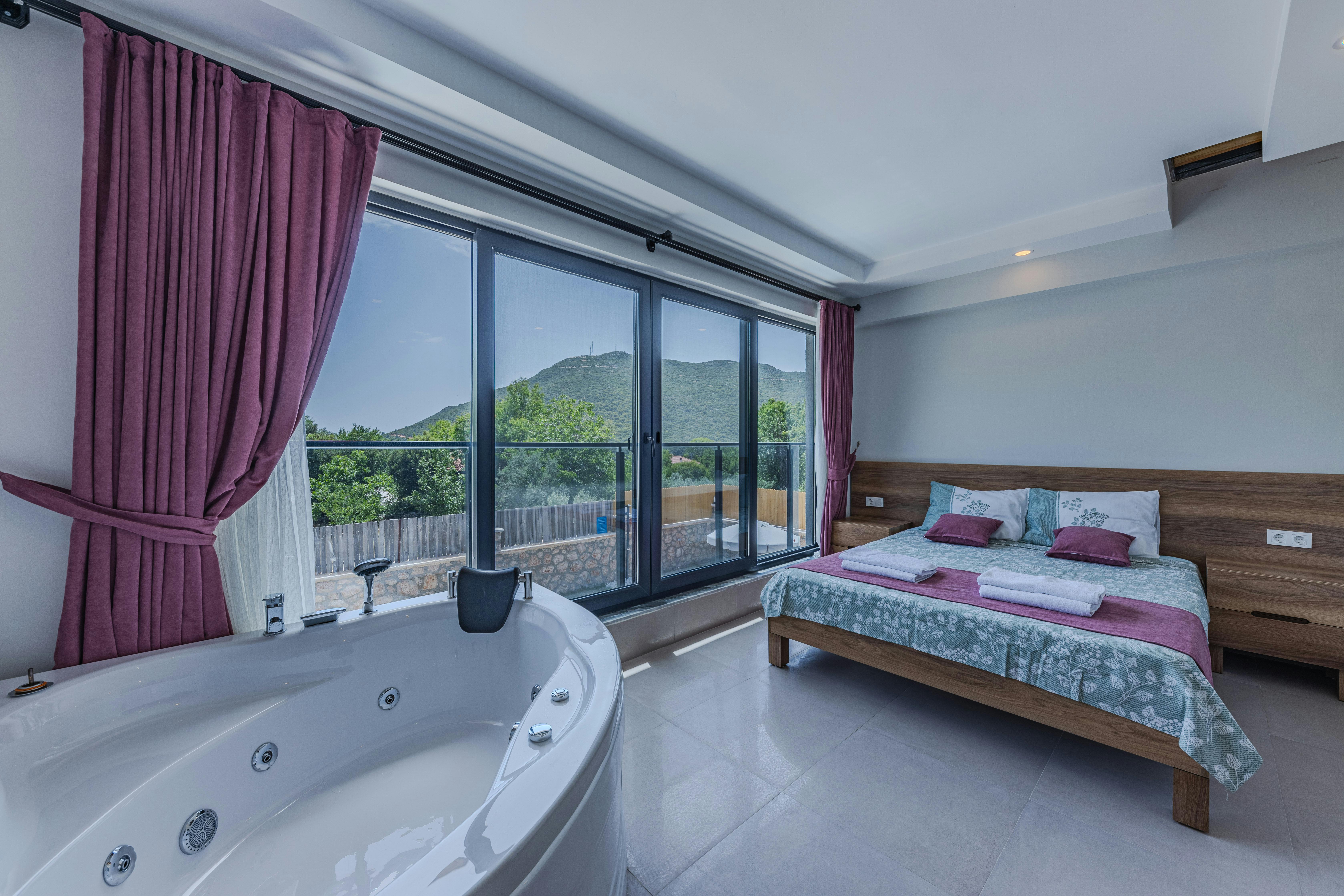 private sun-drenched suite with scenic mountain views - luxury alcohol rehab center