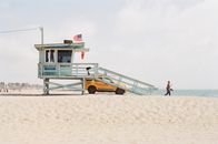 Man in Front of Beach