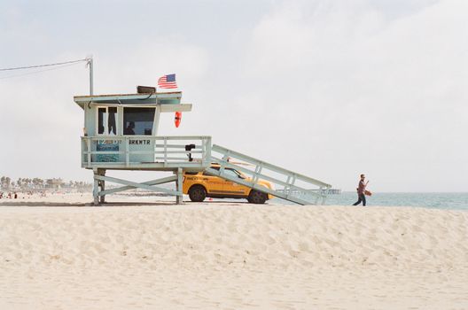 Man in Front of Beach