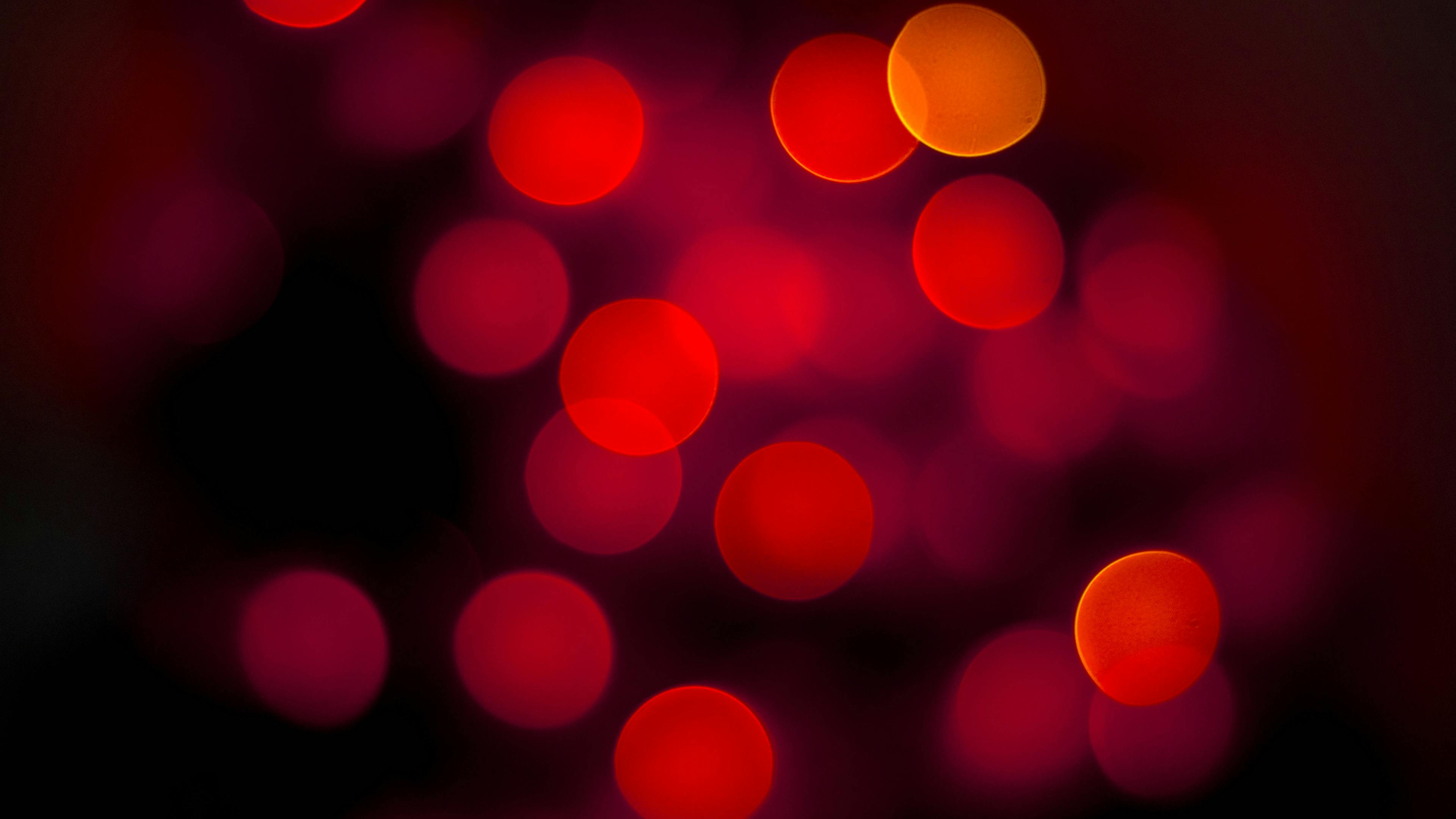 Bokeh Photography of Red Lights · Free Stock Photo