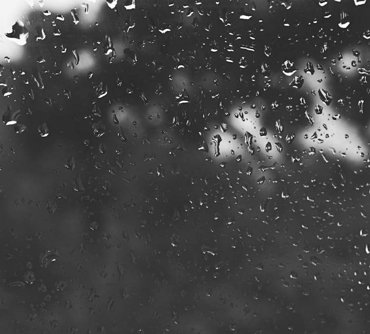 Water Drop On Glass Window